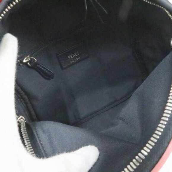 Fendi Monster Star Bugs Backpack Black Red